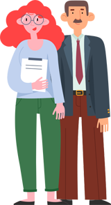 Two people